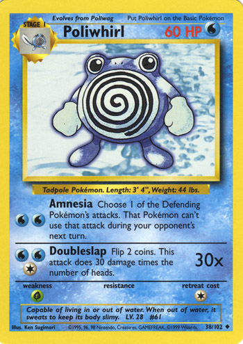 Poliwhirl Base Set Bulbapedia The Community Driven Pok Mon