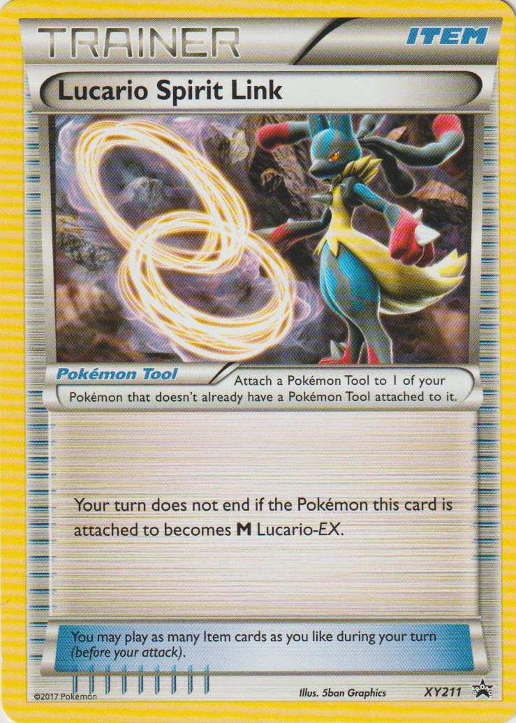 Lucario Spirit Link Xy Promo 211 Bulbapedia The Community Driven Pokemon Encyclopedia