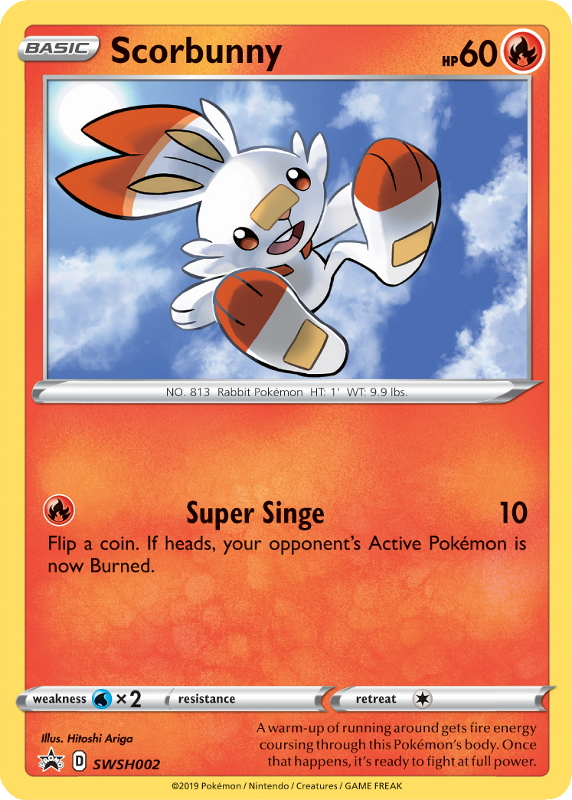 Scorbunny (SWSH Promo 2) - Bulbapedia, the community-driven PokÃ©mon