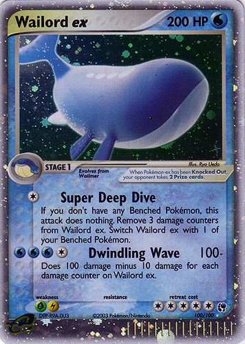 Wailord Ex Ex Sandstorm 100 Bulbapedia The Community Driven Pokemon Encyclopedia