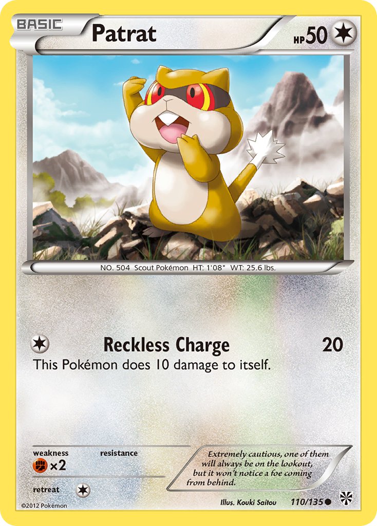 Patrat Plasma Storm 110 Bulbapedia The Community Driven Pokemon Encyclopedia
