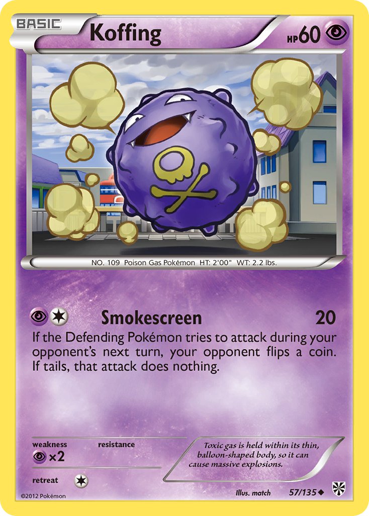 Koffing Plasma Storm 57 Bulbapedia The Community Driven Pokemon Encyclopedia