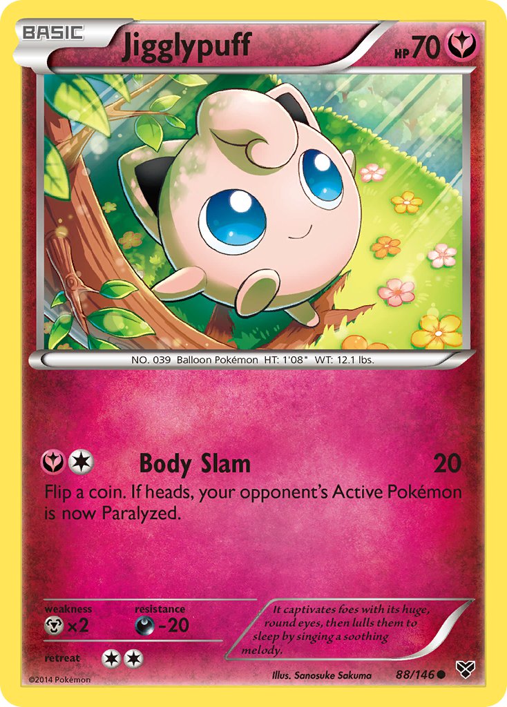 Jigglypuff (XY 88) - Bulbapedia, the community-driven Pokémon encyclopedia