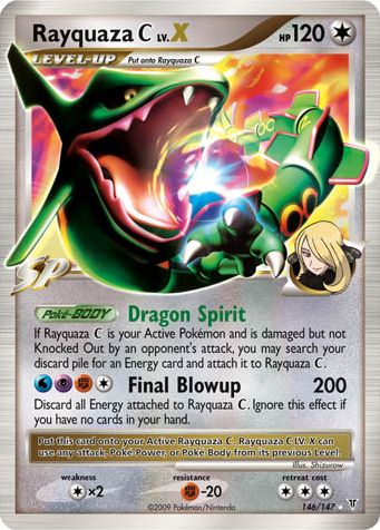 Rayquaza C Lv X Supreme Victors 146 Bulbapedia The Community Driven Pokemon Encyclopedia