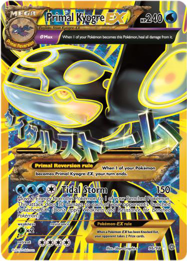 Primal Kyogre Ex Ancient Origins 96 Bulbapedia The Community Driven Pokemon Encyclopedia