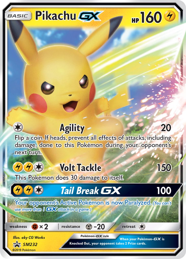 Pikachu-GX (SM Promo 232) - Bulbapedia, the community-driven Pokémon ...