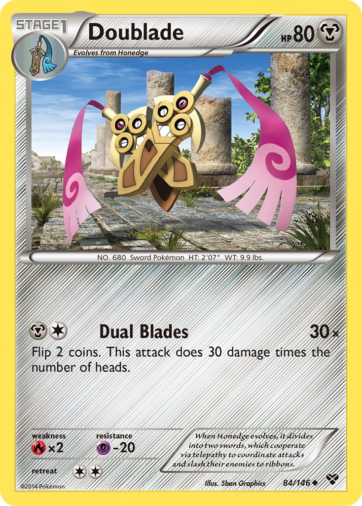 Doublade Xy 84 Bulbapedia The Community Driven Pokemon Encyclopedia