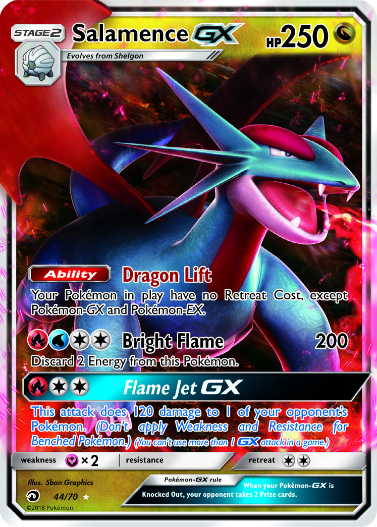 Salamence-GX (Dragon Majesty 44) - Bulbapedia, the community-driven ...