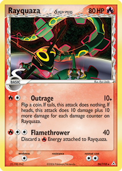 Rayquaza D Ex Holon Phantoms 26 Bulbapedia The Community Driven Pokemon Encyclopedia