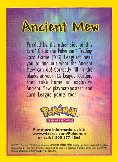 Ancient Mew (The Power of One promo) - Bulbapedia, the community-driven ...