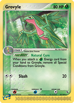 Grovyle Ex Ruby Sapphire 32 Bulbapedia The Community Driven Pokemon Encyclopedia