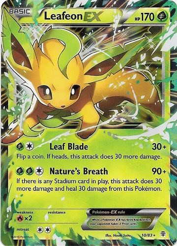 Leafeon-EX (Generations 10) - Bulbapedia, the community-driven Pokémon ...