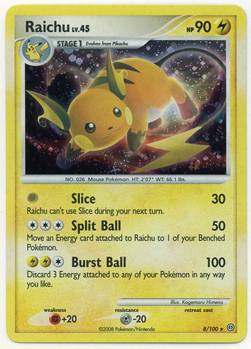 Raichu (Stormfront 8) - Bulbapedia, the community-driven Pokémon ...