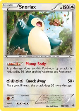 Snorlax (breakthrough 118) - Bulbapedia, The Community-driven Pokémon 