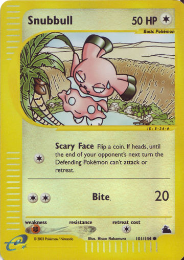 Snubbull (Skyridge 101) - Bulbapedia, the community-driven Pokémon ...