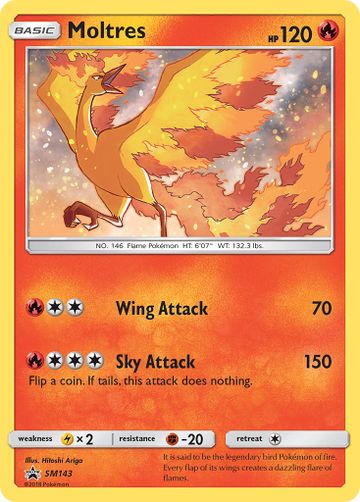 Moltres (SM Promo 143) - Bulbapedia, the community-driven Pokémon ...