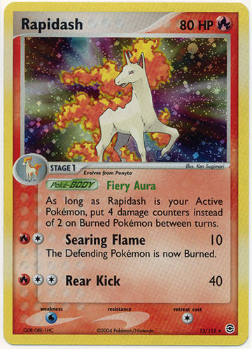 Rapidash (EX FireRed & LeafGreen 13) - Bulbapedia, The Community-driven ...