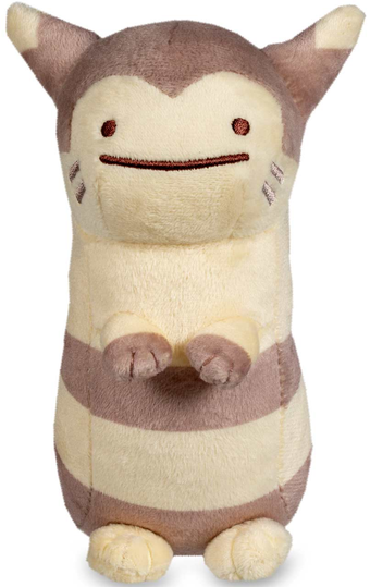 ditto as furret plush