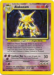 Alakazam (Base Set 1) - Bulbapedia, The Community-driven Pokémon ...