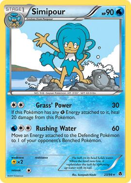 Simipour (Emerging Powers 23) - Bulbapedia, the community-driven ...