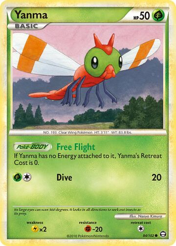 Yanma (Triumphant 84) - Bulbapedia, The Community-driven Pokémon ...